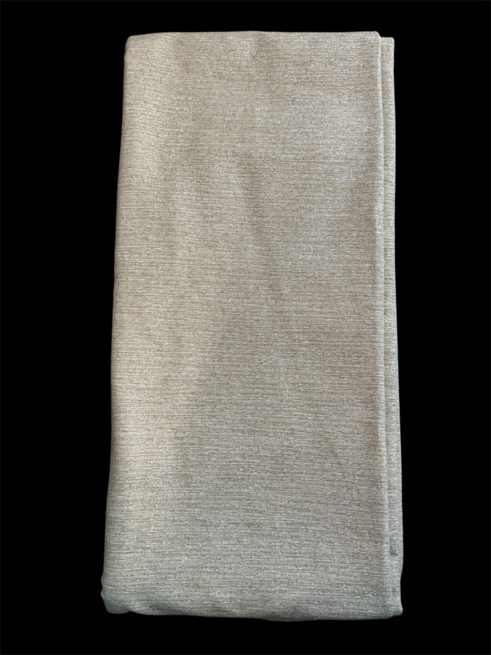 Rachel Ashwell Neutral Beige Gold Metalluc Shimmer Tablecloth!